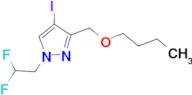 3-(butoxymethyl)-1-(2,2-difluoroethyl)-4-iodo-1H-pyrazole