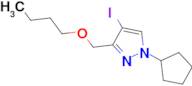 3-(butoxymethyl)-1-cyclopentyl-4-iodo-1H-pyrazole