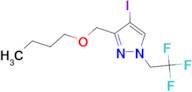 3-(butoxymethyl)-4-iodo-1-(2,2,2-trifluoroethyl)-1H-pyrazole