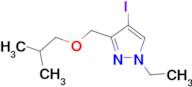 1-ethyl-4-iodo-3-(isobutoxymethyl)-1H-pyrazole