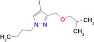 1-butyl-4-iodo-3-(isobutoxymethyl)-1H-pyrazole