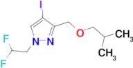 1-(2,2-difluoroethyl)-4-iodo-3-(isobutoxymethyl)-1H-pyrazole