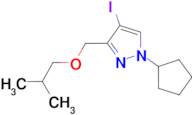 1-cyclopentyl-4-iodo-3-(isobutoxymethyl)-1H-pyrazole