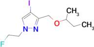 3-(sec-butoxymethyl)-1-(2-fluoroethyl)-4-iodo-1H-pyrazole