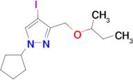 3-(sec-butoxymethyl)-1-cyclopentyl-4-iodo-1H-pyrazole