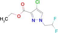 ethyl 4-chloro-1-(2,2-difluoroethyl)-1H-pyrazole-3-carboxylate