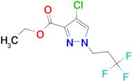 ethyl 4-chloro-1-(3,3,3-trifluoropropyl)-1H-pyrazole-3-carboxylate