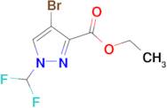 Ethyl 4-bromo-1-(difluoromethyl)-1H-pyrazole-3-carboxylate