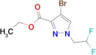 ethyl 4-bromo-1-(2,2-difluoroethyl)-1H-pyrazole-3-carboxylate