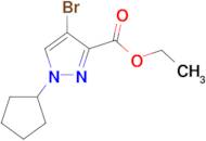 ethyl 4-bromo-1-cyclopentyl-1H-pyrazole-3-carboxylate