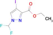 Ethyl 1-(difluoromethyl)-4-iodo-1H-pyrazole-3-carboxylate