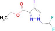 ethyl 1-(2,2-difluoroethyl)-4-iodo-1H-pyrazole-3-carboxylate