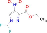 Ethyl 1-(difluoromethyl)-4-nitro-1H-pyrazole-3-carboxylate