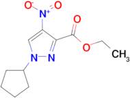 ethyl 1-cyclopentyl-4-nitro-1H-pyrazole-3-carboxylate