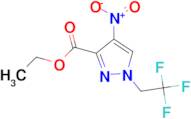 ethyl 4-nitro-1-(2,2,2-trifluoroethyl)-1H-pyrazole-3-carboxylate