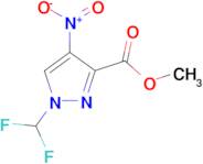 Methyl 1-(difluoromethyl)-4-nitro-1H-pyrazole-3-carboxylate