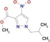 methyl 1-isobutyl-4-nitro-1H-pyrazole-3-carboxylate
