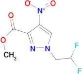 methyl 1-(2,2-difluoroethyl)-4-nitro-1H-pyrazole-3-carboxylate