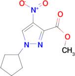 methyl 1-cyclopentyl-4-nitro-1H-pyrazole-3-carboxylate