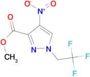 methyl 4-nitro-1-(2,2,2-trifluoroethyl)-1H-pyrazole-3-carboxylate