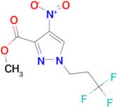 methyl 4-nitro-1-(3,3,3-trifluoropropyl)-1H-pyrazole-3-carboxylate