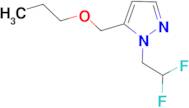 1-(2,2-difluoroethyl)-5-(propoxymethyl)-1H-pyrazole