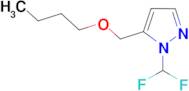 5-(Butoxymethyl)-1-(difluoromethyl)-1H-pyrazole