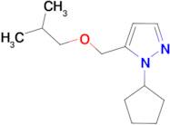 1-cyclopentyl-5-(isobutoxymethyl)-1H-pyrazole