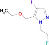 5-(ethoxymethyl)-1-(2-fluoroethyl)-4-iodo-1H-pyrazole