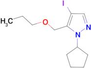 1-cyclopentyl-4-iodo-5-(propoxymethyl)-1H-pyrazole