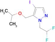 1-(2,2-difluoroethyl)-4-iodo-5-(isopropoxymethyl)-1H-pyrazole