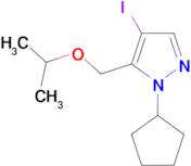 1-cyclopentyl-4-iodo-5-(isopropoxymethyl)-1H-pyrazole