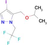 4-iodo-5-(isopropoxymethyl)-1-(2,2,2-trifluoroethyl)-1H-pyrazole