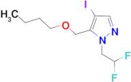 5-(butoxymethyl)-1-(2,2-difluoroethyl)-4-iodo-1H-pyrazole