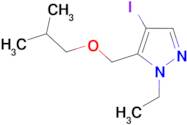 1-ethyl-4-iodo-5-(isobutoxymethyl)-1H-pyrazole