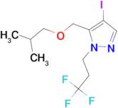 4-iodo-5-(isobutoxymethyl)-1-(3,3,3-trifluoropropyl)-1H-pyrazole