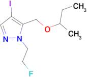 5-(sec-butoxymethyl)-1-(2-fluoroethyl)-4-iodo-1H-pyrazole