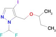 5-(sec-Butoxymethyl)-1-(difluoromethyl)-4-iodo-1H-pyrazole