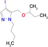 5-(sec-butoxymethyl)-1-butyl-4-iodo-1H-pyrazole