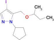 5-(sec-butoxymethyl)-1-cyclopentyl-4-iodo-1H-pyrazole