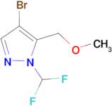 4-Bromo-1-(difluoromethyl)-5-(methoxymethyl)-1H-pyrazole