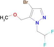 4-bromo-1-(2,2-difluoroethyl)-5-(methoxymethyl)-1H-pyrazole