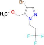 4-bromo-5-(methoxymethyl)-1-(3,3,3-trifluoropropyl)-1H-pyrazole