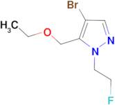 4-bromo-5-(ethoxymethyl)-1-(2-fluoroethyl)-1H-pyrazole