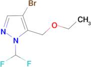 4-Bromo-1-(difluoromethyl)-5-(ethoxymethyl)-1H-pyrazole