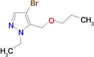 4-bromo-1-ethyl-5-(propoxymethyl)-1H-pyrazole