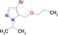 4-bromo-1-isopropyl-5-(propoxymethyl)-1H-pyrazole