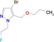 4-bromo-1-(2-fluoroethyl)-5-(propoxymethyl)-1H-pyrazole