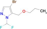 4-Bromo-1-(difluoromethyl)-5-(propoxymethyl)-1H-pyrazole