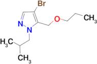 4-bromo-1-isobutyl-5-(propoxymethyl)-1H-pyrazole